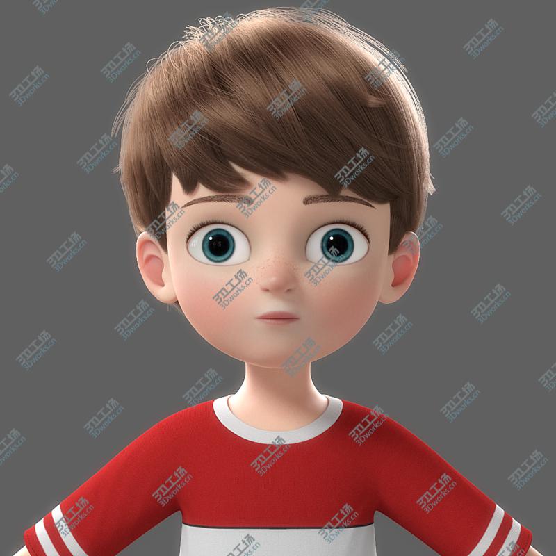 images/goods_img/20210313/Cartoon Boy NoRig 3D model/1.jpg